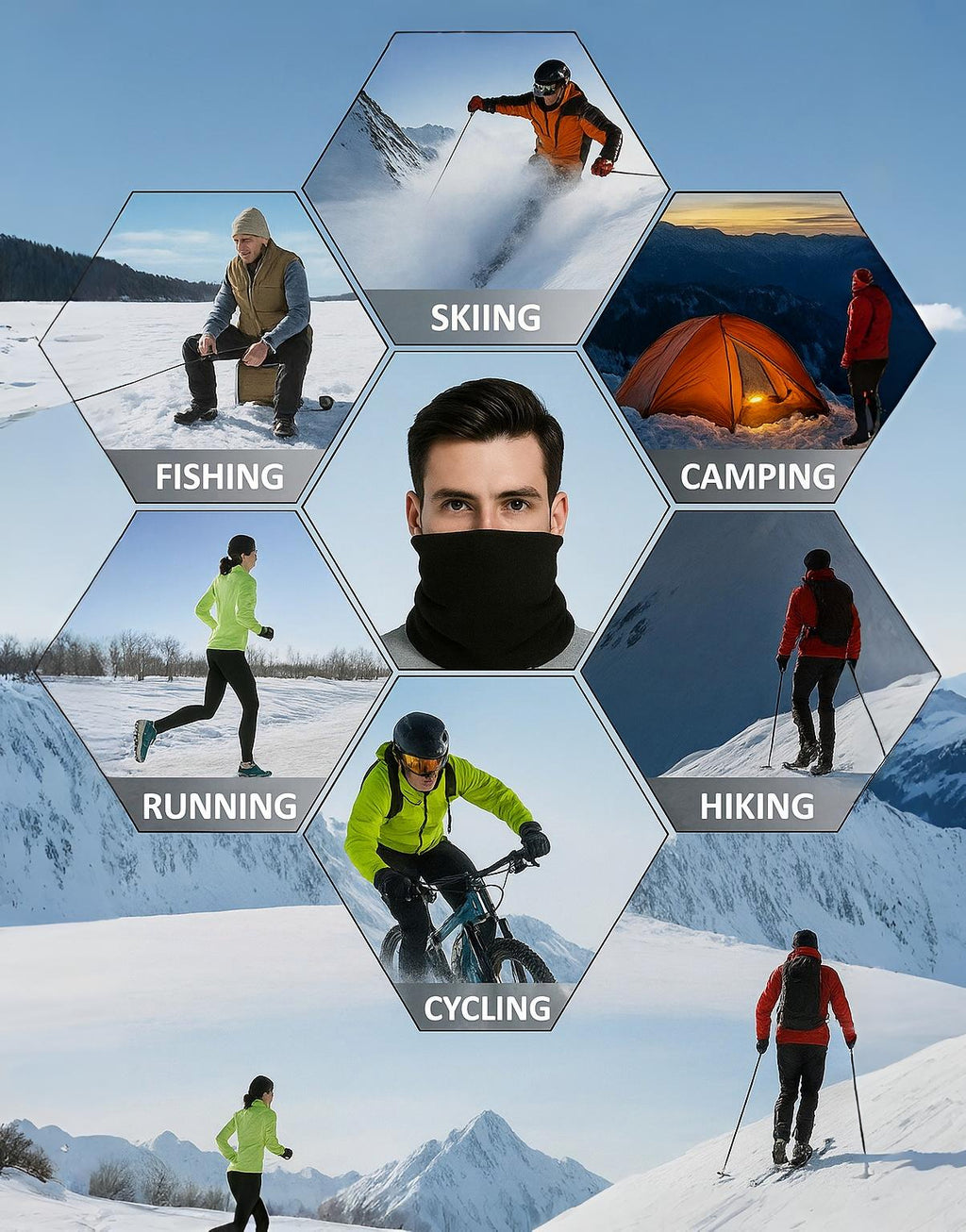 Rüzgar Geçirmez Polar Boyunluk